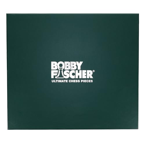 Bobby Fischer Ultimate Metal Staunton Chess Set Black