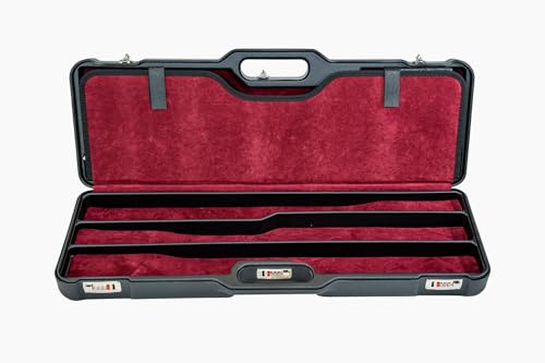 Negrini OU/SxS Hunting Skeet Shotgun 4 Barrel Travel Case Black/Red
