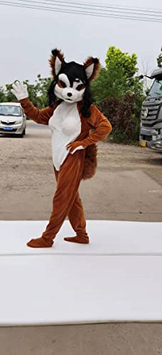 FurryMascot CatWomen Fox Fursuit Costume White