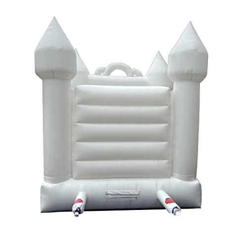 Pogo Bounce House White Inflatable Castle 13x12x14.5 ft