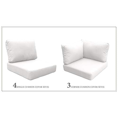 TK Classics Cushions BARBADOS-08d Patio Furniture Sail White