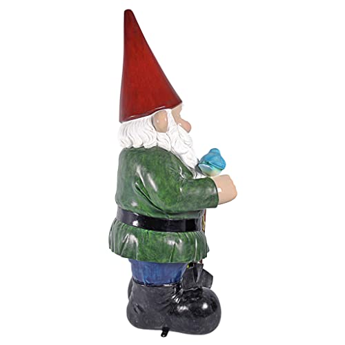 Design Toscano Gottfried the Giant's Bigger Brother Garden Gnome Statue Multicolored