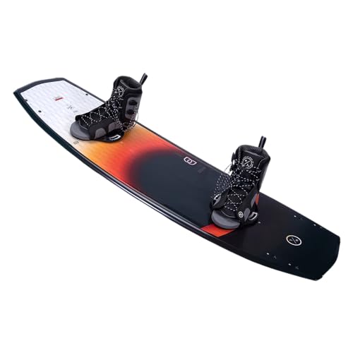 Hyperlite Baseline Mens Wakeboard 136 with Remix Bindings Black/Orange 136cm
