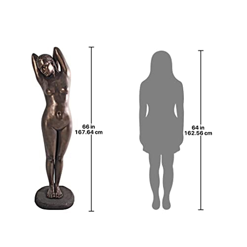 Design Toscano Harmonia Greek Patroness Garden Statue Life-Size 66" Bronze