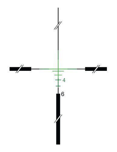 Trijicon ACOG TA31-CH-G 4x32 Scope with Dual Illuminated Green Crosshair .223 Ballistic Reticle Green