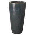 Emissary 18.5in Gray Stoneware Round Planter