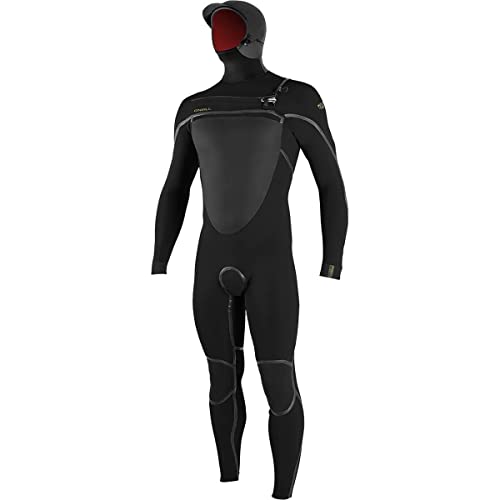 O'NEILL Psycho Tech Chest Zip Hooded Wetsuit 2022 Black/Black MT