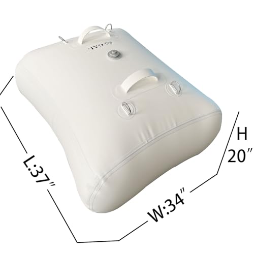Luoweikadeng 80 Gallon Fuel Bladder Emergency Tank for Fishing, Boating, Yachting, and Marine Cruising