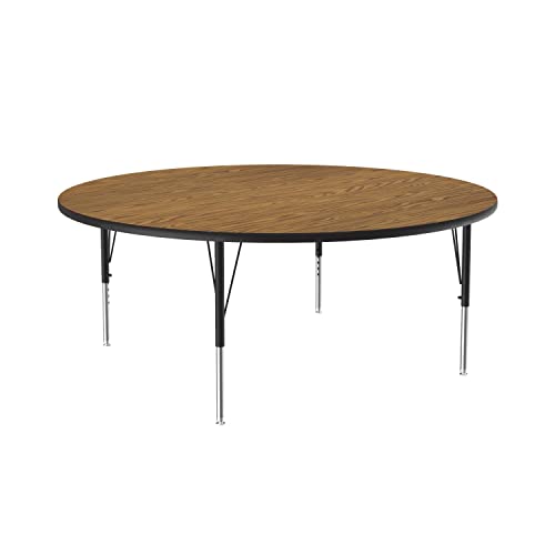 Correll High Pressure Top Activity Table A60-RND-06 Medium Oak