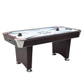 Hathaway Midtown II 6-ft Air Hockey Family Game Table Dark Cherry Wood