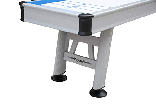 Playcraft Extera 12' Outdoor Shuffleboard Table Silver