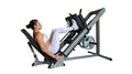 G FASHION STYLE Leg Press and Hack Squat Machine for Lower Body Weight Training, 1,000 lb Weight Capacity, Home and Commercial Gym, Grey - Black
