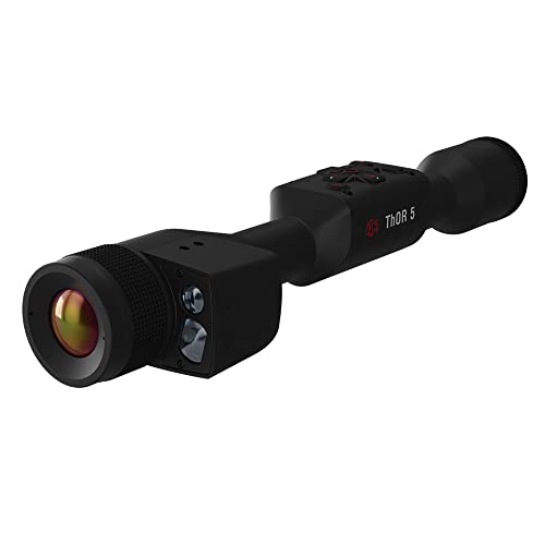 Certified Brands ATN Thor 5 LRF 640 Smart HD Thermal Scope with Laser Rangefinder Black
