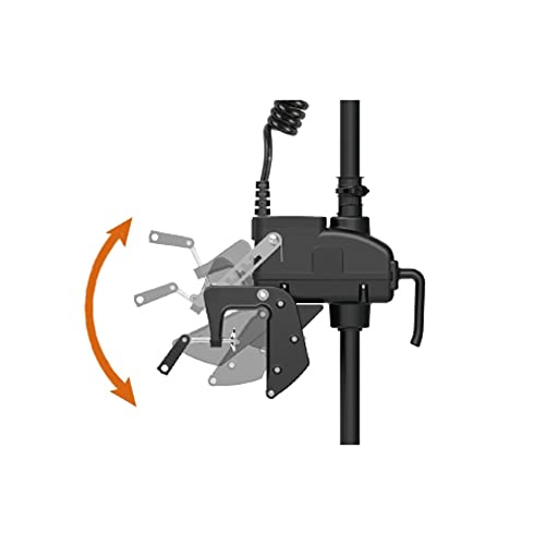 AQUOS Haswing 12V 55LBS 47-Inch Transom Trolling Motor with Remote Control and Foot Control