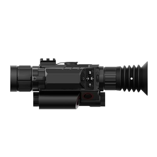 DNT Optics TNC225R ThermNight Thermal & Night Vision Multispectral Scope with Laser Rangefinder Black