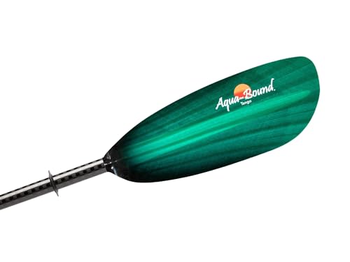AQUA BOUND Tango Fiberglass Straight Shaft 2-Piece Kayak Paddle Northern Lights