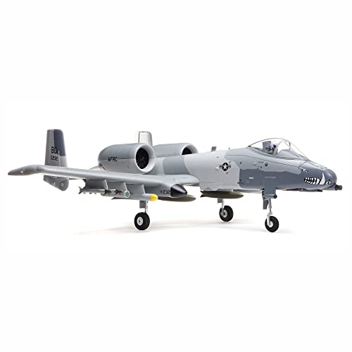 E-flite RC Airplane A-10 Thunderbolt II Twin 64mm EDF BNF Multicolor