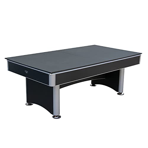 Hathaway Maverick II 7-Foot Pool and Table Tennis Multi Game Black