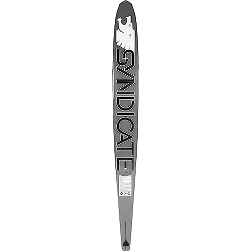 HO Syndicate Works 02 Slalom Waterskis Silver/Black
