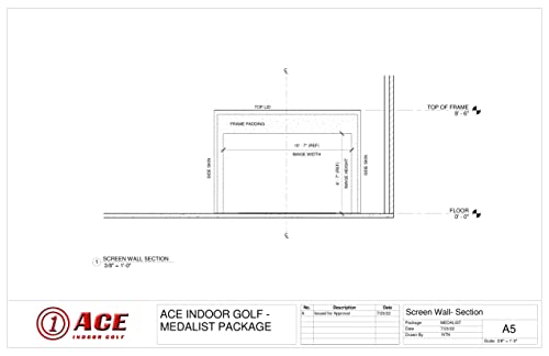 Generic Medalist Golf Simulator Enclosure