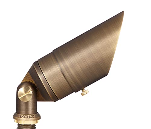 VOLT 20-Pack Top Dog Scotty 12V Cast Brass Outdoor Spotlights with 5W 2700K LED Bulbs Bronze