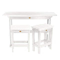 Highwood Lehigh 3pc Counter Height Balcony Dining Set White