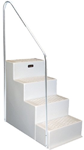 TODD MARINE Dockside Boarding Steps 4 Step Box White