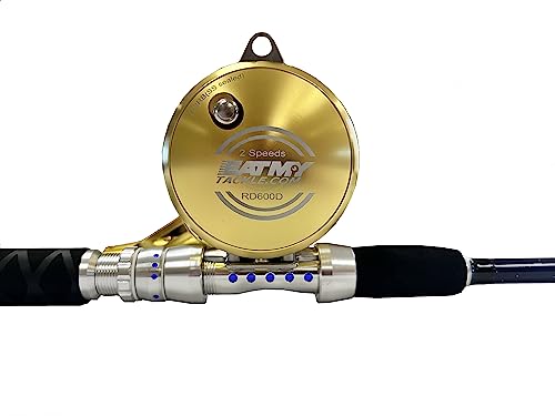 EAT MY TACKLE Big Daddy Jigging Rod & Reel Combo Black/Blue