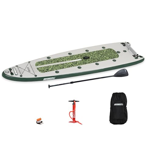 Sea Eagle FS126 Inflatable FishSUP Paddleboard Green/Gray