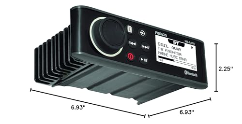 Fusion Entertainment Marine Receiver with 2 Pairs of 6.5" Coax Grills EL-F651B