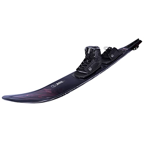 HO Omni Wide Slalom Waterski 67 W/Stance/ARTP Bindings (10-15) Black/Red