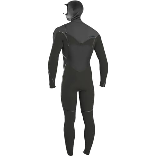 O'NEILL Psycho Tech 5.5/4mm Hooded Chest-Zip Full Wetsuit - Men's BLK/BLK