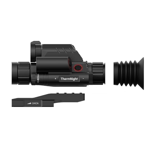DNT Optics TNC225R ThermNight Thermal & Night Vision Multispectral Scope with Laser Rangefinder Black