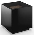 Generic Marek Square Fiberglass Planter 24" x 24" x 24" Black