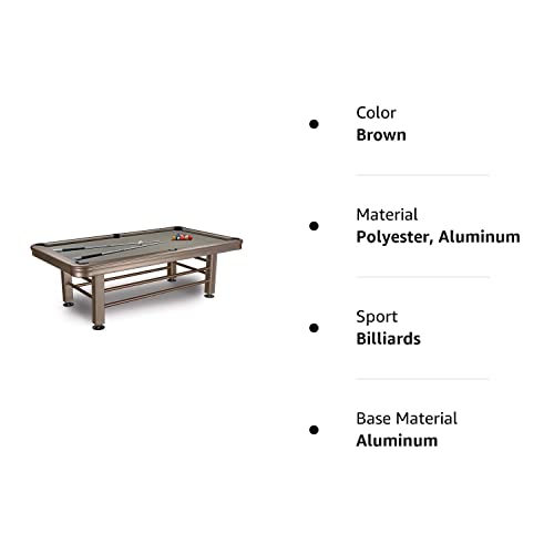 IMPERIAL Outdoor Pool Table Brown