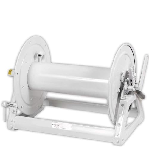 Hannay Reels Manual Rewind High Flow Watering Hose Reel with 3/4-Inch Super Swivel Repair Kit Bundle