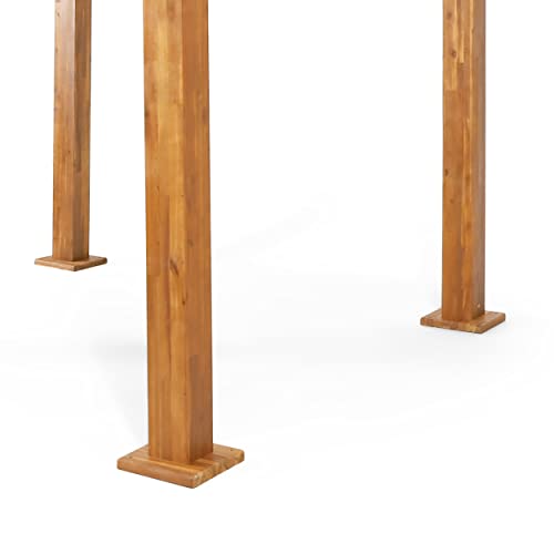 Christopher Knight Home Thayer Outdoor 10' x 10' Pergola Acacia Wood Teak