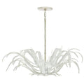 Eurofase Kagra 12 Light Pendant Modern 42 Inches Wide Distressed White