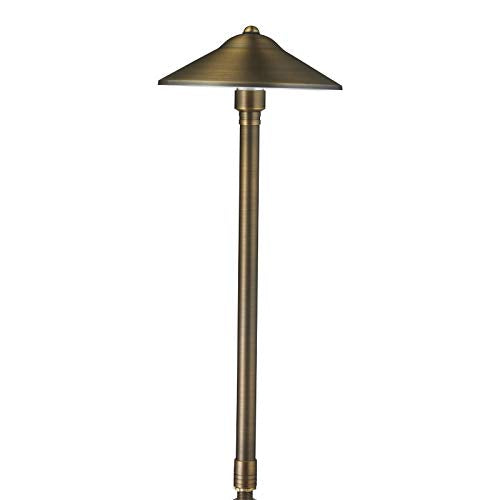 VOLT 12V Brass Max Spread LED Path Light 6-Pack Kit Bronze