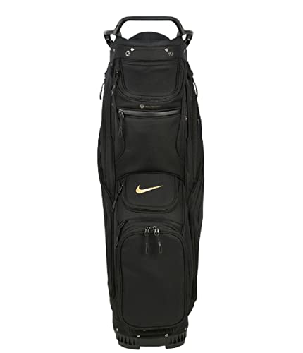 Nike Performance Golf Cart Bag 14-Way Full-Length Divider Black/Gold