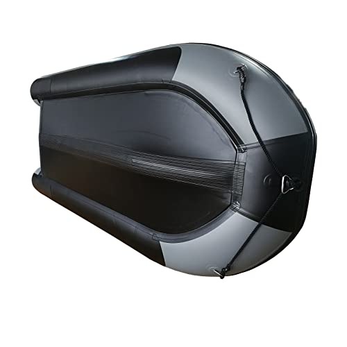 Seamax HD430 14 Feet Heavy Duty Inflatable Boat Max 9 Passengers 35HP Dark Grey
