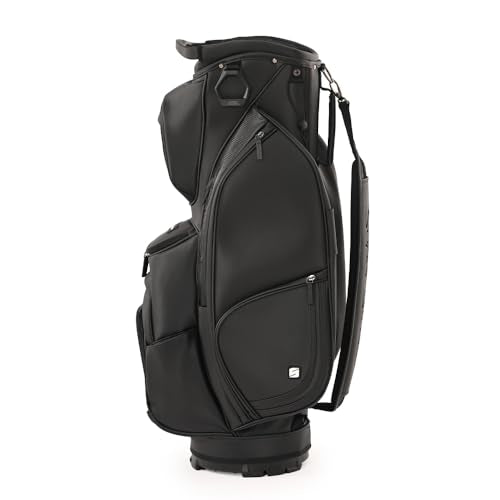 SuperStroke Golf Bag with Cart for Men & Women, Black