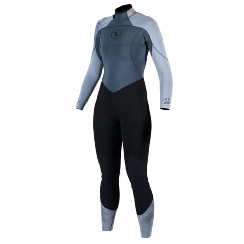 Aqua Lung Aquaflex 3mm Wetsuit Women Medium Gray Orange