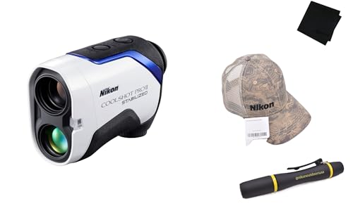 Nikon Coolshot Pro II Stabilized Laser Rangefinder White Blue Black