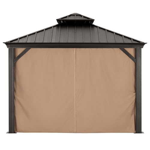 ABCCANOPY Hardtop Gazebo 10x10 Beige
