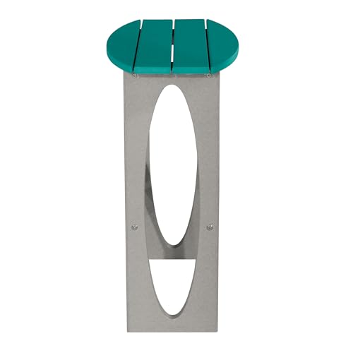 Bahia Verde Shoreline 3-Piece Bar Height Balcony Set Cove Gray with Seaglass Blue