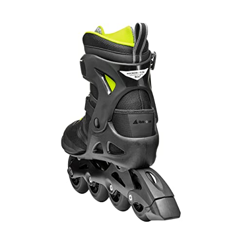 Rollerblade Macroblade 84 BOA Adult Fitness Inline Skates Black/Lime