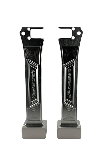 Push Industries Slalom Arm Extension Kit for MasterCraft Wakeboard Racks (Replaces OEM 53491) Silver