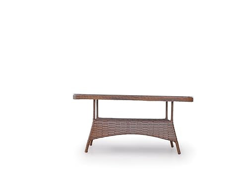 Angora Elegance Rattan Outdoor Furniture Set Brown
