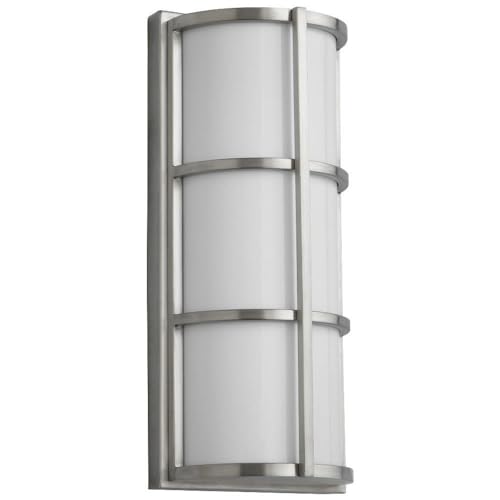 Oxygen Lighting 1-Light LED Outdoor Wall Sconce Satin Nickel